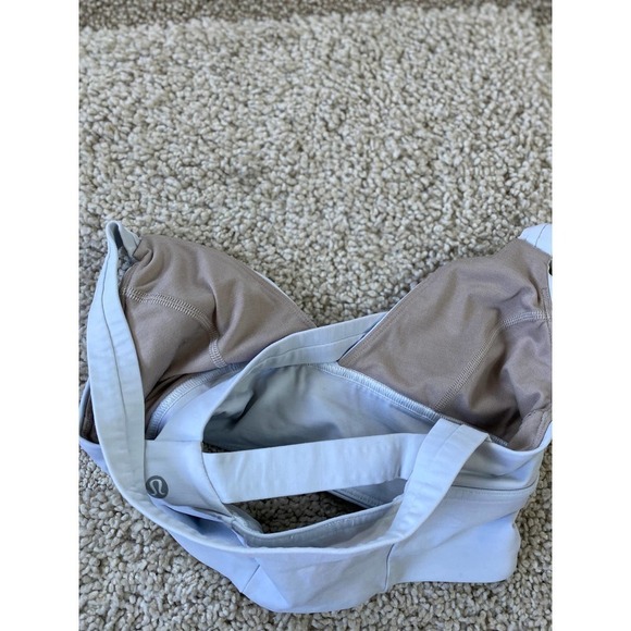 Lululemon white plunge criss cross bra - Picture 6 of 6